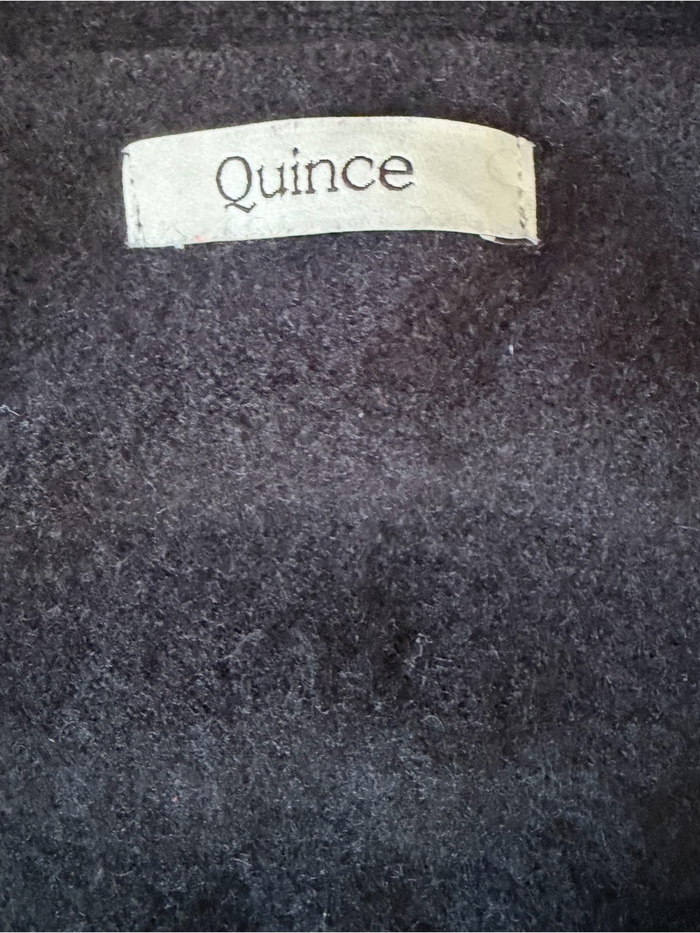 Quince 100% Cashmere Black Robe with Pockets - Picture 5 of 5